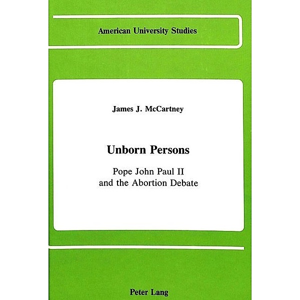 Unborn Persons, James Mc Cartney