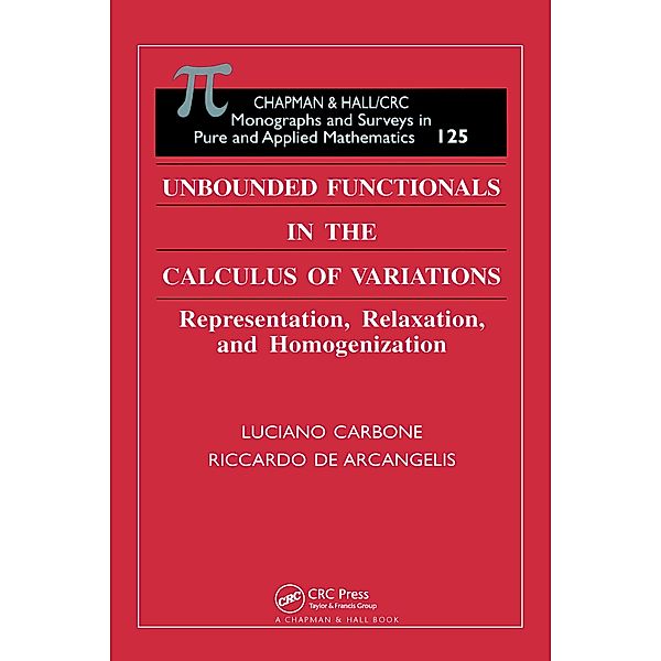 Unbounded Functionals in the Calculus of Variations, Luciano Carbone