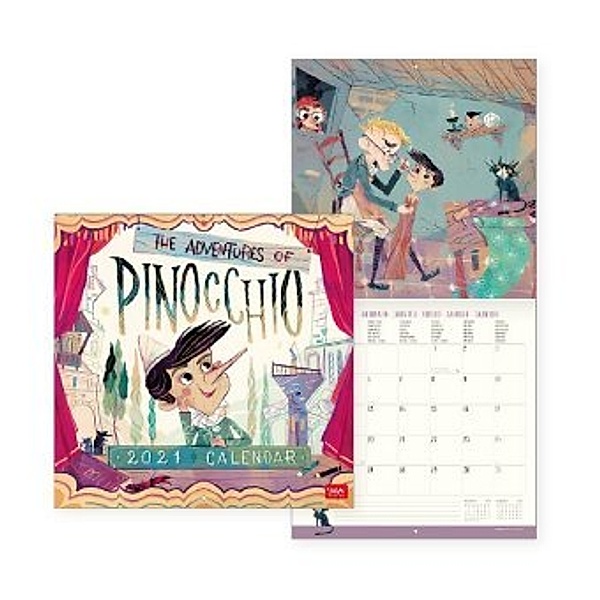 Uncoated Paper Calendar 2021 - Pinocchio