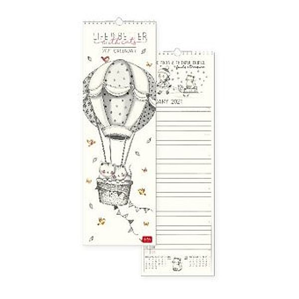 Uncoated Paper Calendar 2021 - Sketchy Cats