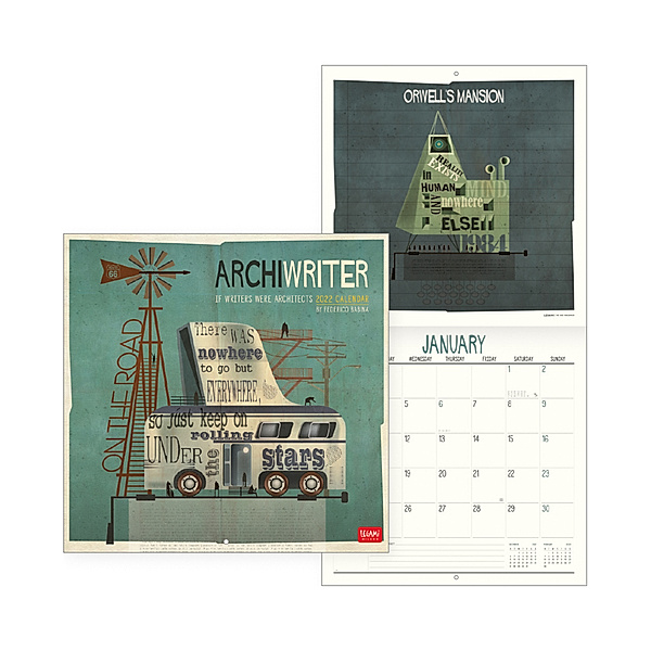 Uncoated Paper Calendar 2022 - Archiwriter