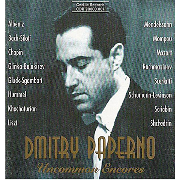 Uncommon Encores, Dmitry Paperno
