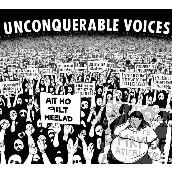 Unconquerable Voices, R. Amor, Ned Evans, Rising Tide Uk, Robin Boardman, Vince Laws, Al Head, Bhakta J and Yuki, Charlie Fitz, Julia Wilson, Kate Hughes, Louis Hadden, MARY ELLEN, Nathan Lee Davies