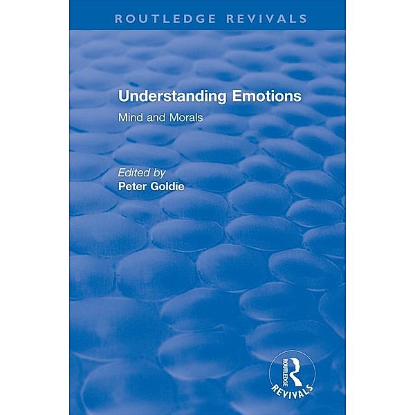 Understanding Emotions, Peter Goldie