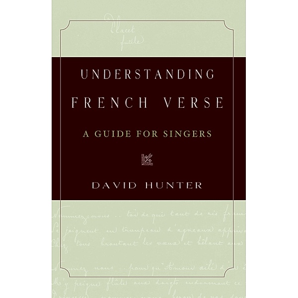 Understanding French Verse, David Hunter