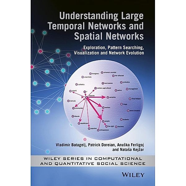 Understanding Large Temporal Networks and Spatial Networks / Wiley Series in Computational and Quantitative Social Science Bd.1, Vladimir Batagelj, Patrick Doreian, Anuska Ferligoj, Natasa Kejzar