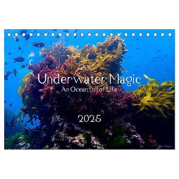 Underwater Magic (Tischkalender 2025 DIN A5 quer), CALVENDO Monatskalender, Calvendo, Kira Izabela Kremer