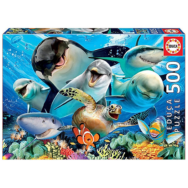 Educa Puzzle, Carletto Deutschland Underwater Selfies (Puzzle)