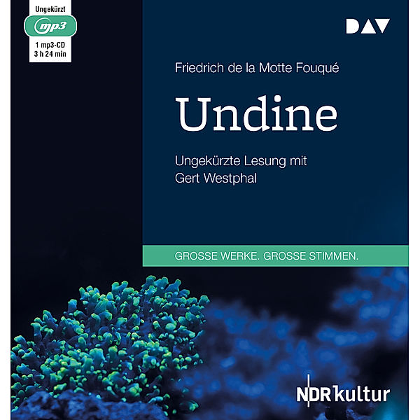 Undine,1 Audio-CD, 1 MP3, Friedrich de la Motte Fouqué