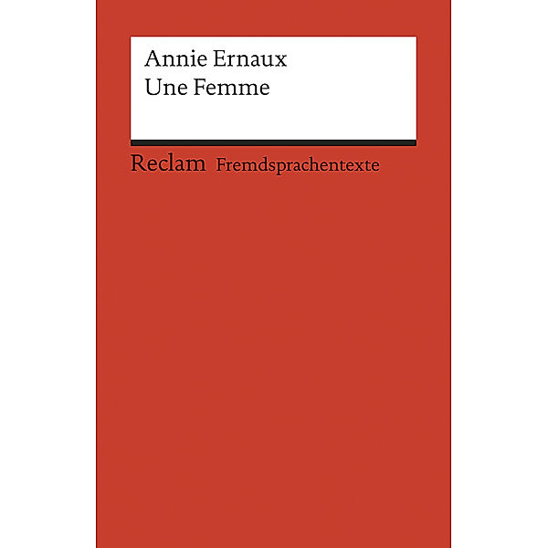 Une Femme, Annie Ernaux