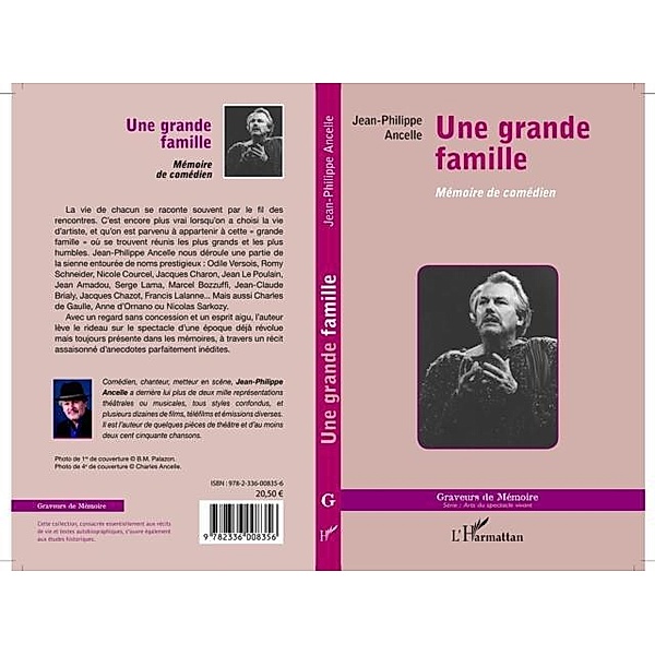 Une grande fanille : Memoire de comedien / Hors-collection, Jean-Philippe Ancelle