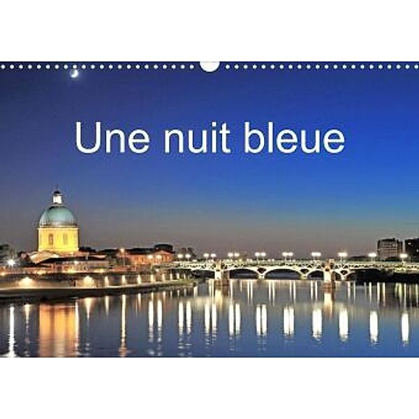 Une nuit bleue (Calendrier mural 2021 DIN A3 horizontal), Thébault Thébault