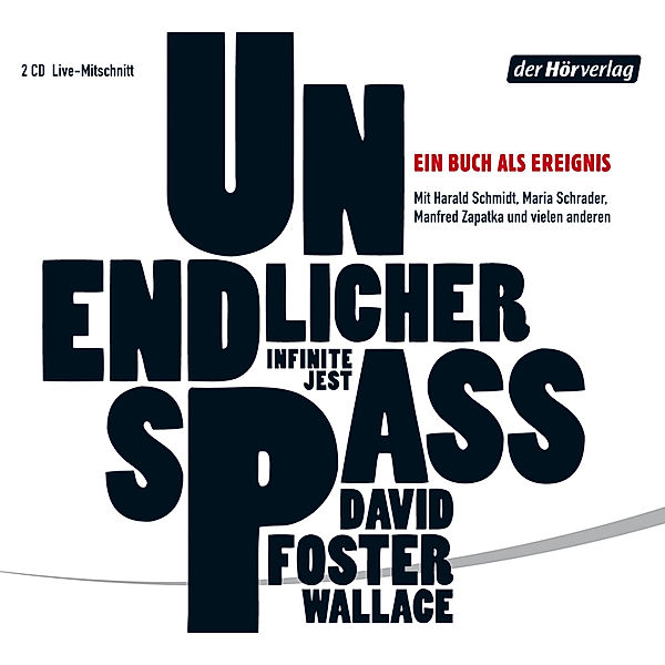 Unendlicher Spaß,2 Audio-CDs, David Foster Wallace