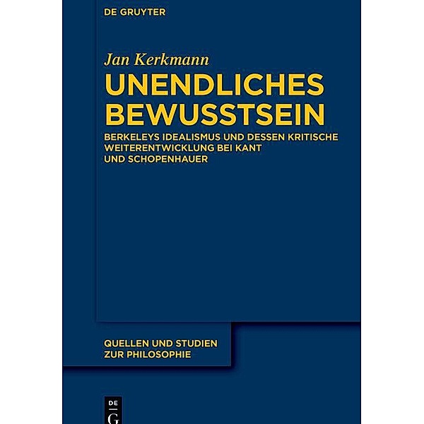 Unendliches Bewusstsein / Quellen und Studien zur Philosophie Bd.154, Jan Kerkmann
