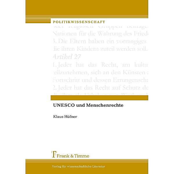 UNESCO und Menschenrechte, Klaus Hüfner