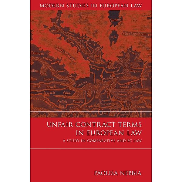 Unfair Contract Terms in European Law, Paolisa Nebbia
