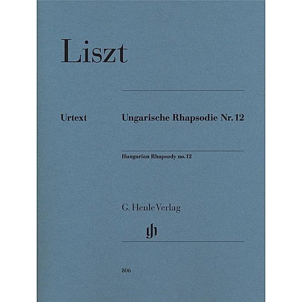 Ungarische Rhapsodie Nr.12, Klavier, Franz Liszt - Ungarische Rhapsodie Nr. 12