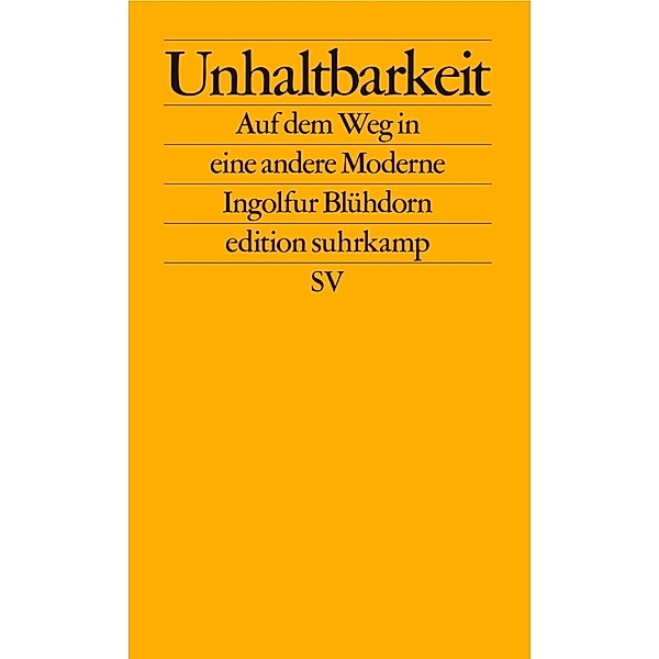 Unhaltbarkeit, Ingolfur Blühdorn
