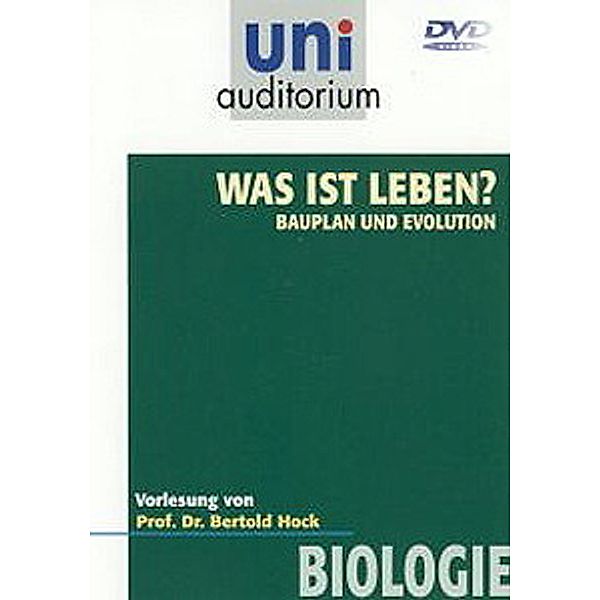 uni auditorium - Biologie, Bertold Hock