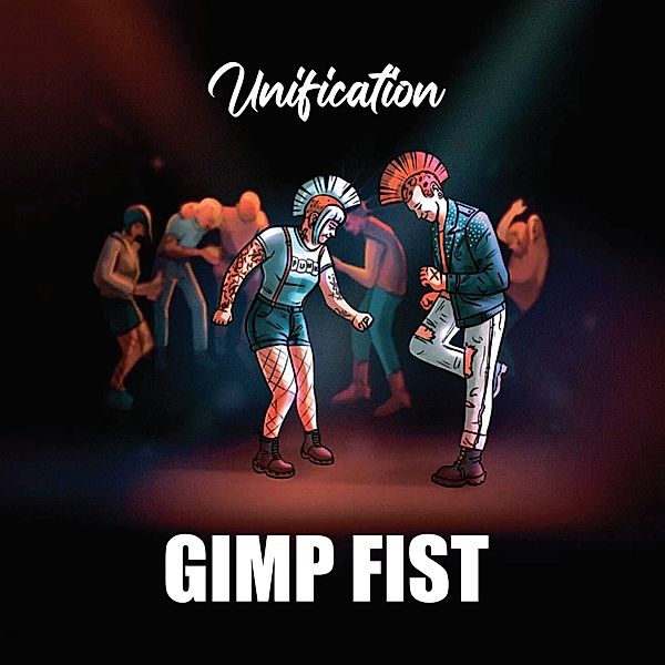 Unification (Transparent Red w/ Blue Splashes Vinyl), Gimp Fist