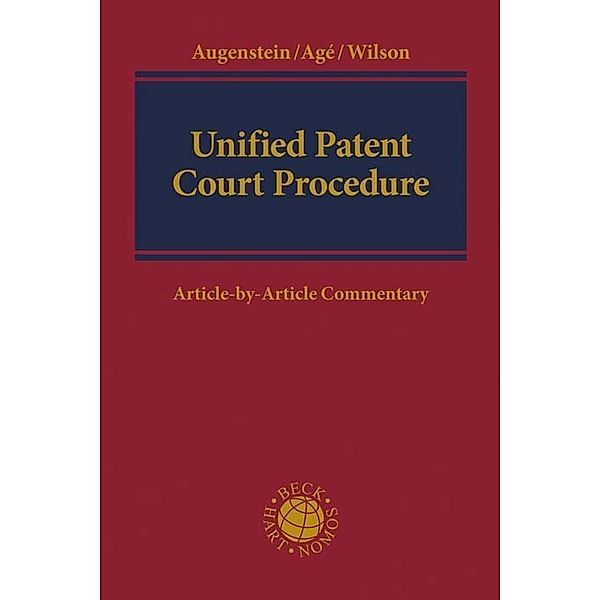 Unified Patent Court, Christof Augenstein, Sabine Agé, Alex Wilson