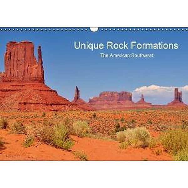 Unique Rock Formations - The American Southwest (CH - Version) (Wandkalender 2015 DIN A3 quer), Melanie Viola