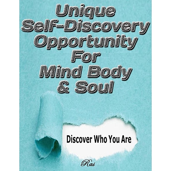 Unique  Self-Discovery Opportunity For  Mind Body & Soul Activity Book, Ras