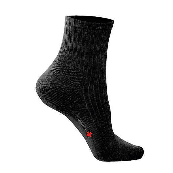 Unisex Sensitiv-Socken, 1 Paar, schwarz (Grösse: 35-38)