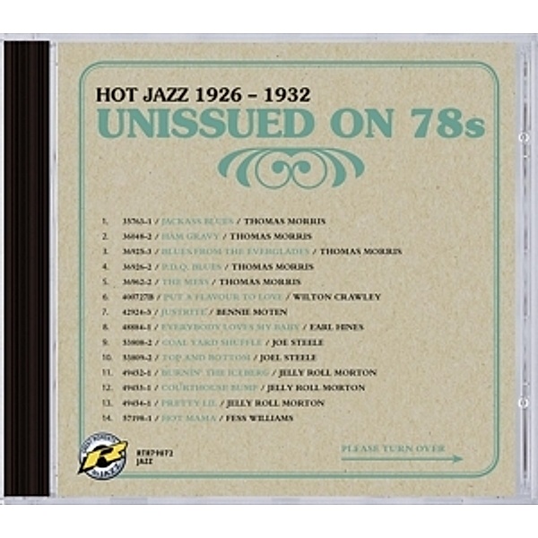 Unissued On 78s Hot Jazz 1926-1932, Diverse Interpreten