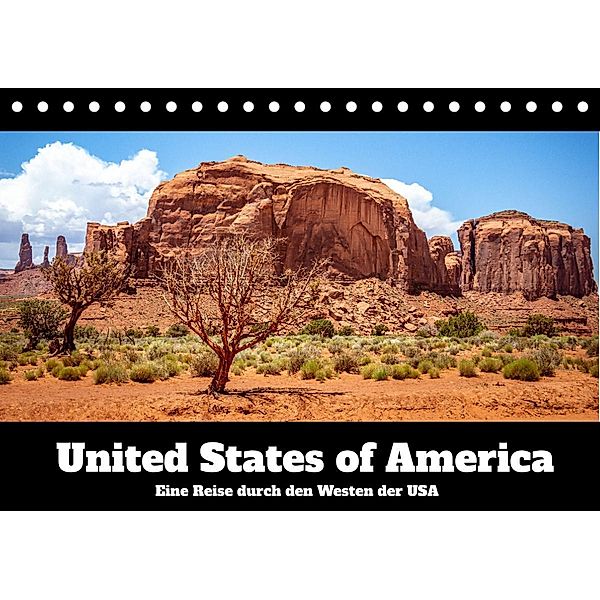 United States of America - Eine Reise durch den Westen der USA (Tischkalender 2023 DIN A5 quer), Dennis Westermann