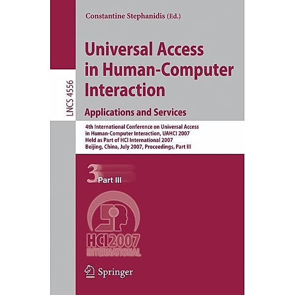 Universal Access in Human-Computer Interaction