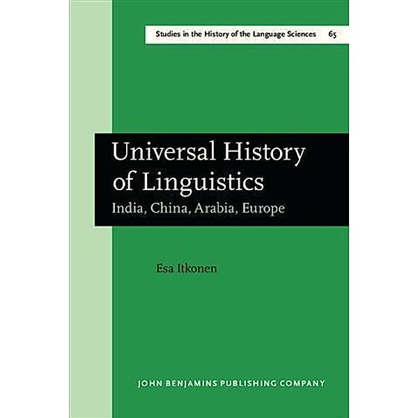 Universal History of Linguistics, Esa Itkonen