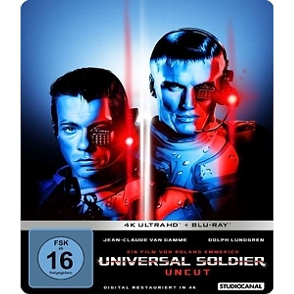 Universal Soldier Limited Steelbook Edition Uncut, Jean-Claude Van Damme, Dolph Lundgren