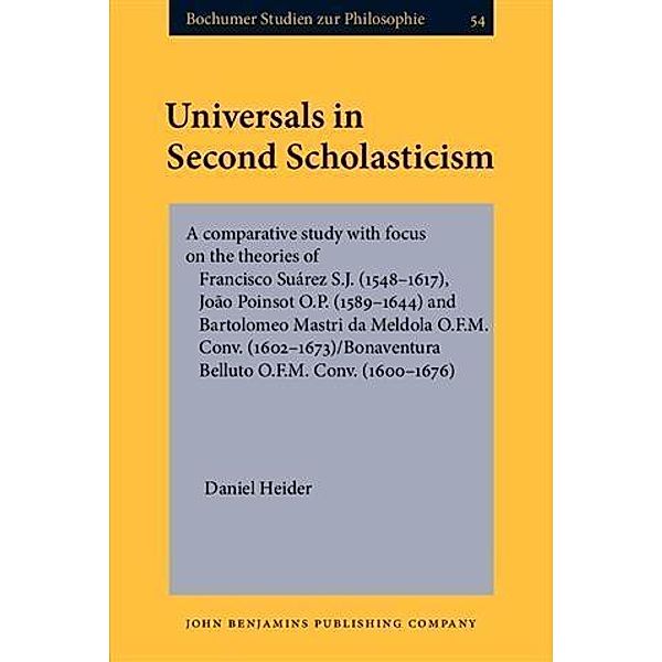 Universals in Second Scholasticism, Daniel Heider