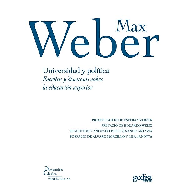 Universidad y política, Max Weber