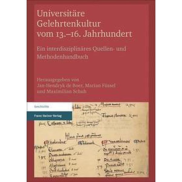 Universitäre Gelehrtenkultur vom 13.-16. Jahrhundert