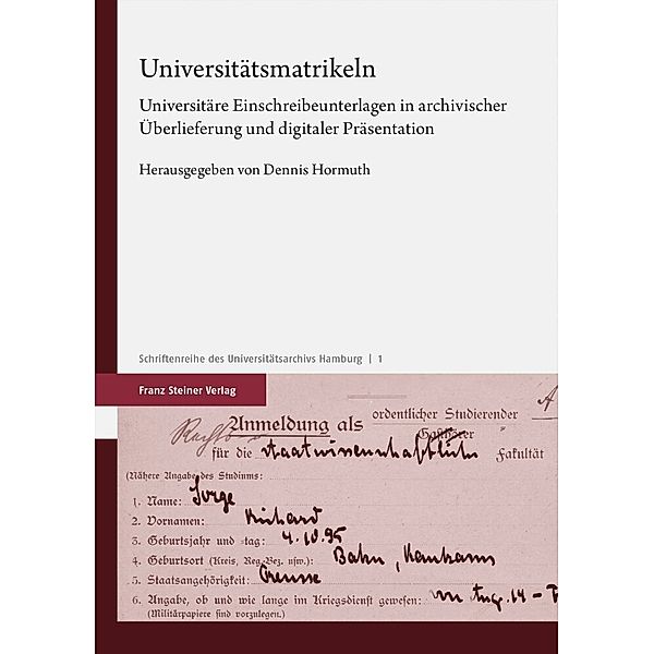 Universitätsmatrikeln