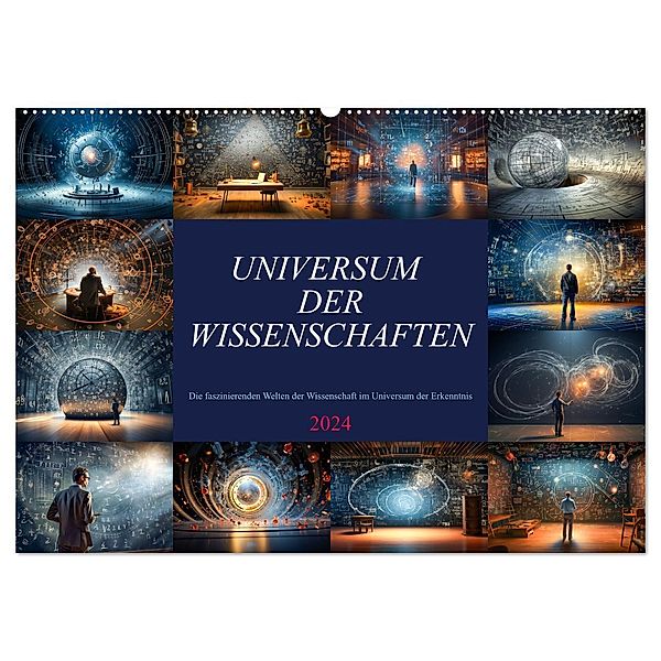 Universum der Wissenschaften (Wandkalender 2024 DIN A2 quer), CALVENDO Monatskalender, Dirk Meutzner