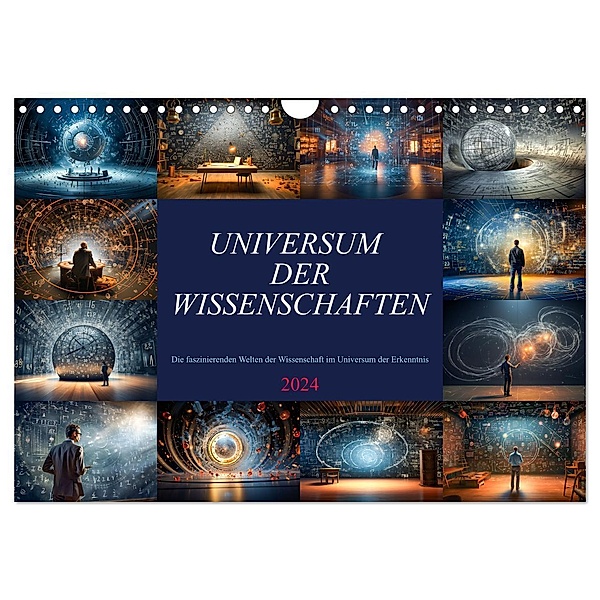 Universum der Wissenschaften (Wandkalender 2024 DIN A4 quer), CALVENDO Monatskalender, Dirk Meutzner