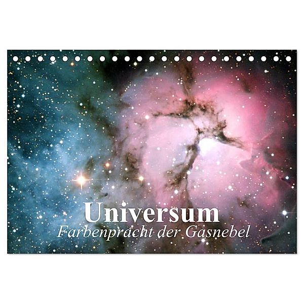 Universum. Farbenpracht der Gasnebel (Tischkalender 2024 DIN A5 quer), CALVENDO Monatskalender, Elisabeth Stanzer