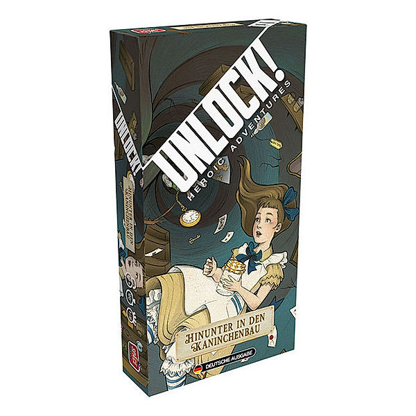 Asmodee, Space Cowboys Unlock! - Hinunter i.d. Kaninch. (Einzelsz.) Box5C (Spiel)