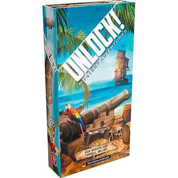 Asmodee, Space Cowboys Unlock! - Schatz aus Tonipal (Einzelszenario) (Spiel), Sébastien Pauchon, Billy Stevenson