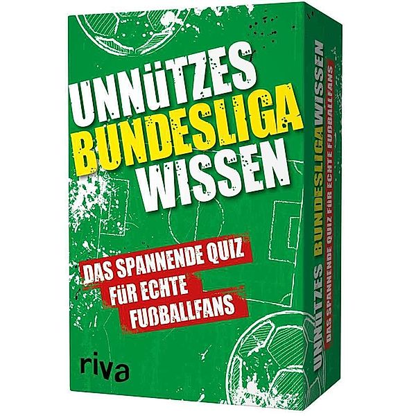 riva Verlag Unnützes Bundesligawissen - Das spannende Quiz für echte Fußballfans (Spiel)