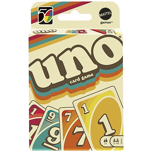 Mattel UNO Iconic Series 1970's Premium Jubiläumsedition (Spiel)