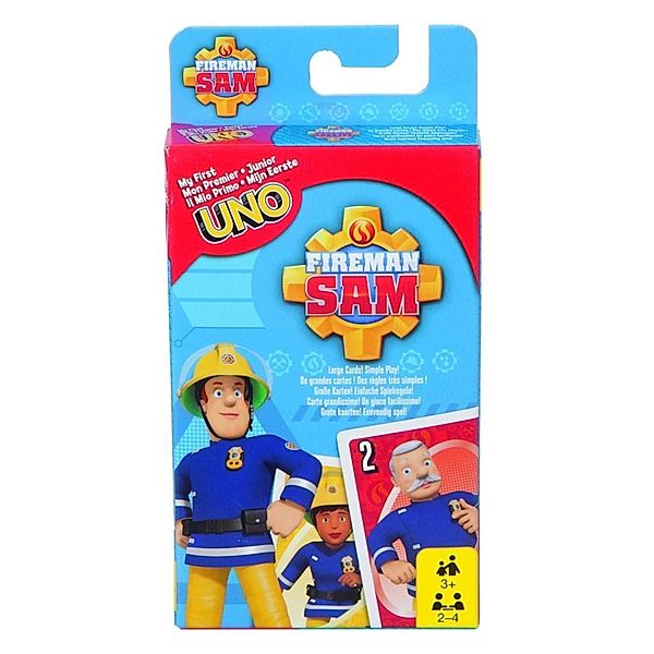 Mattel UNO Junior Feuerwehrmann Sam (Kartenspiel)