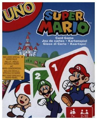 Kartenspiel Familienspiel Mattel Games UNO Super Mario Gesellschaftsspiel 