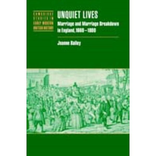 Unquiet Lives, Joanne Bailey