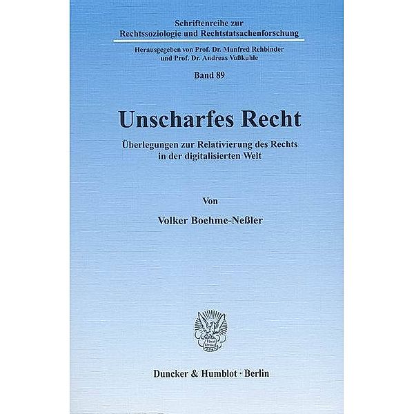 Unscharfes Recht, Volker Boehme-Nessler