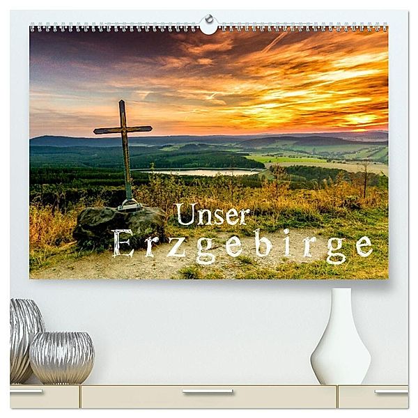 Unser Erzgebirge (hochwertiger Premium Wandkalender 2024 DIN A2 quer), Kunstdruck in Hochglanz, Sven Wagner / Bilder-Werk.net
