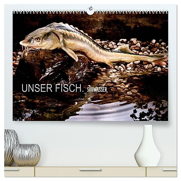 UNSER FISCH. SÜßWASSER. (hochwertiger Premium Wandkalender 2025 DIN A2 quer), Kunstdruck in Hochglanz, Calvendo, arne morgenstern